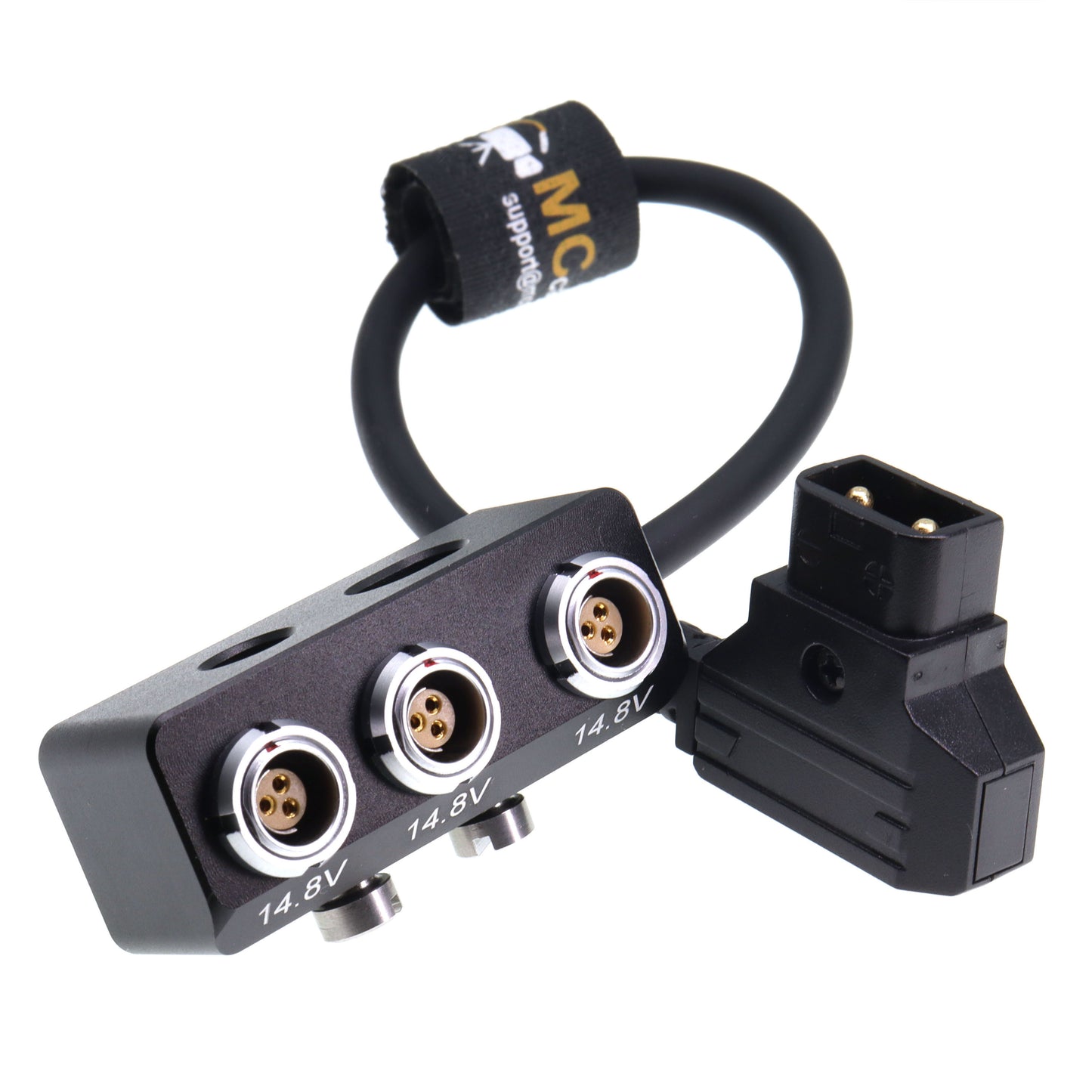 D-tap to 3x RS 3 Pin Female Out Power Splitter Box for Sony Venice Rialto Tilta ARRI Alexa DSMC2 Camera