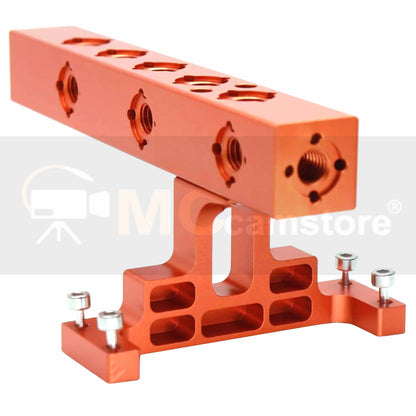 Top Handle, Camera Top Handle Grip, Universal Handle with 5X 3/8''-16 Screw Adapters for DSLR Camera Camcorder Rigs,