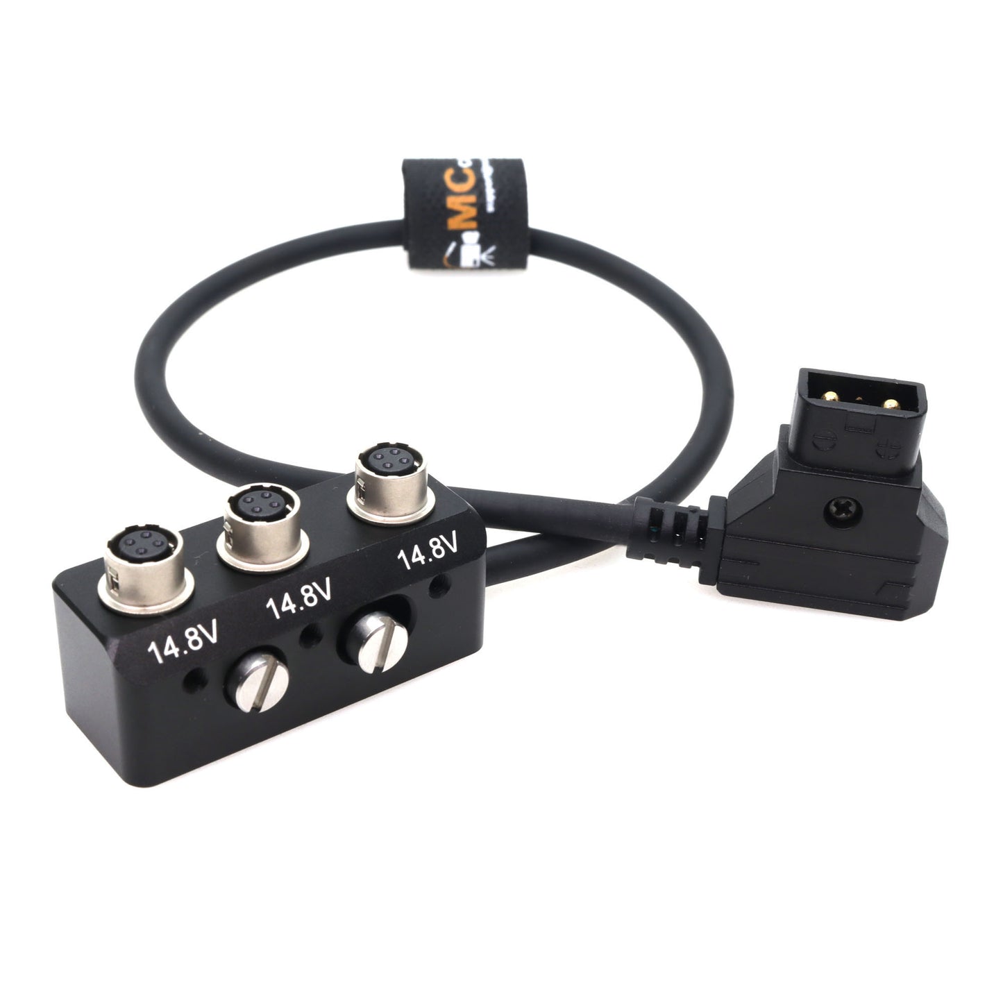 D-tap to Hirose 4pin Power Supply 1 to 3 Splitter Box for Sound Device 688 788T for Zoom F4 F8 Power Distributor