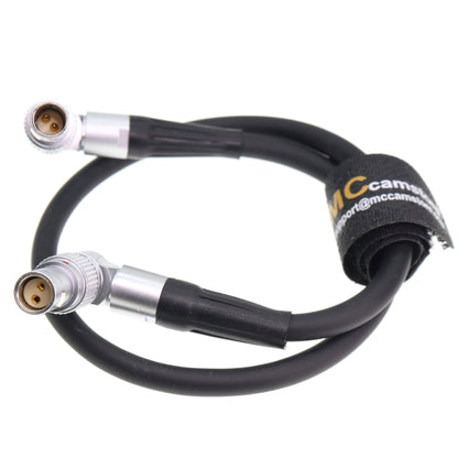 2 Pin Female Rotatable To 0B 2 Pin Male Power Cable for RED Komodo 6K Cinema Camera