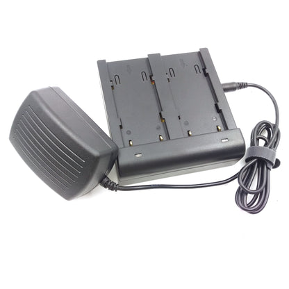 BC-30D Dual Battery Charging Adapter Total Station Battery Charger for Trimble GPS Receiver Bttery 5700/5800/54344/R4/R7/R8/DINI03/10
