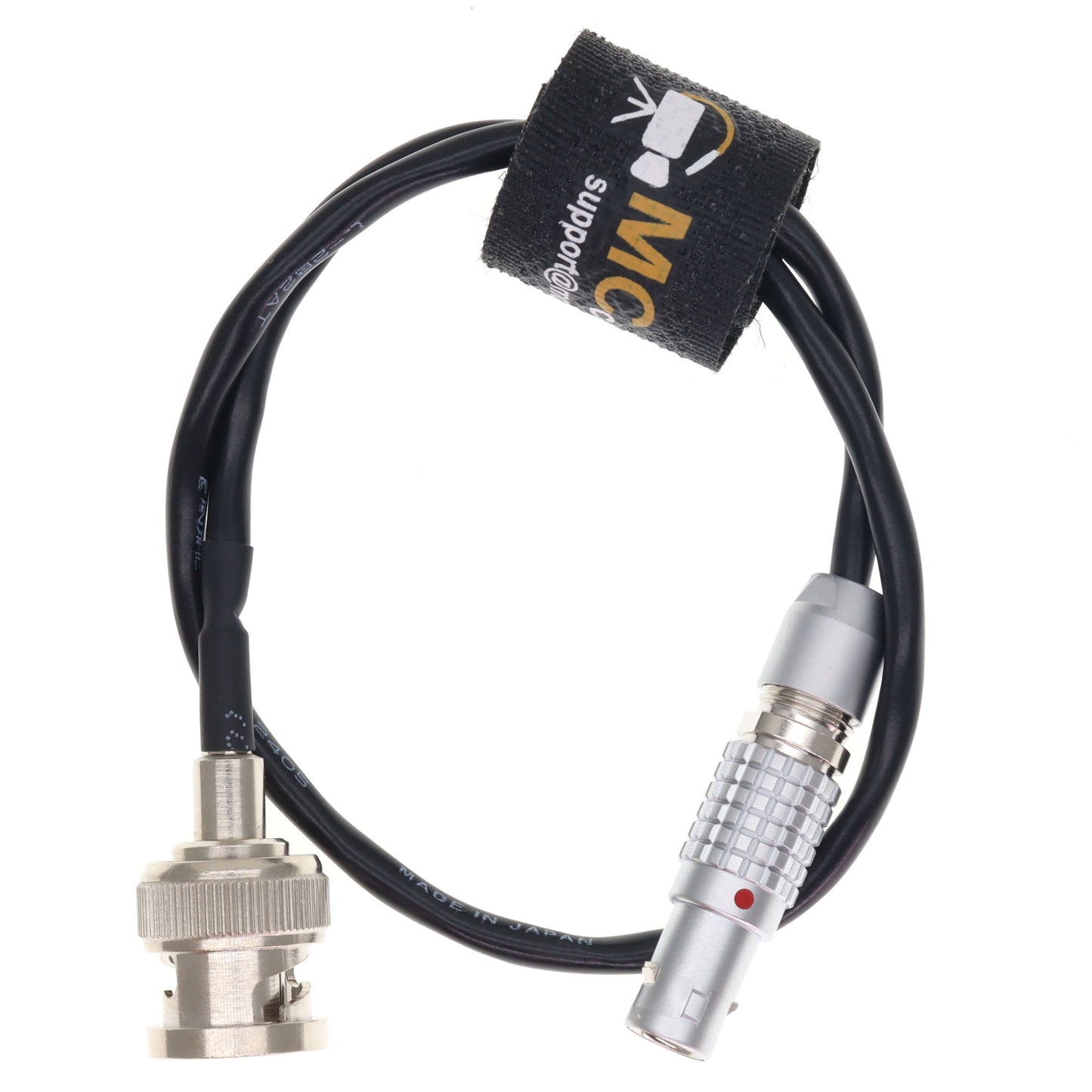 Timecode Cable BNC Male to EXT 9 Pin Male Time Code Cable for Red Komodo V-raptor Sound Devices ZAXCOM