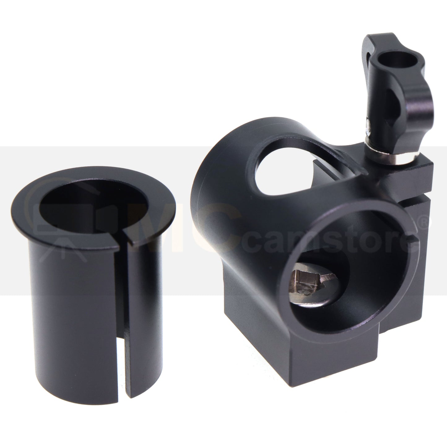 Camera Single Rod Clamp, 15-19mm Tube Clip with 3/8 Screw for ARRI RMB-8 Accessories Motor Rod Mounting Bracket with Elastic Positioning Pin