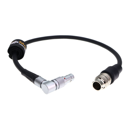0B 2 Pin to Right Angle Hirose 20 Pin Male Power Cable for Fujinon Cabrio Lens Zoom Control Cable