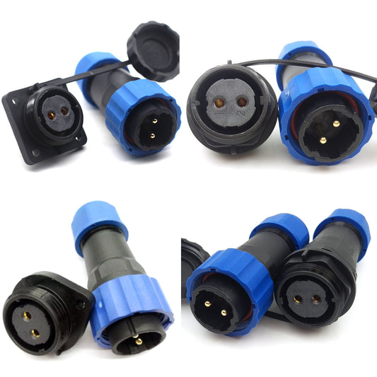 SD20 IP68 Waterproof Connector, 1 - 14 pin IP68 Aviation Power Connector