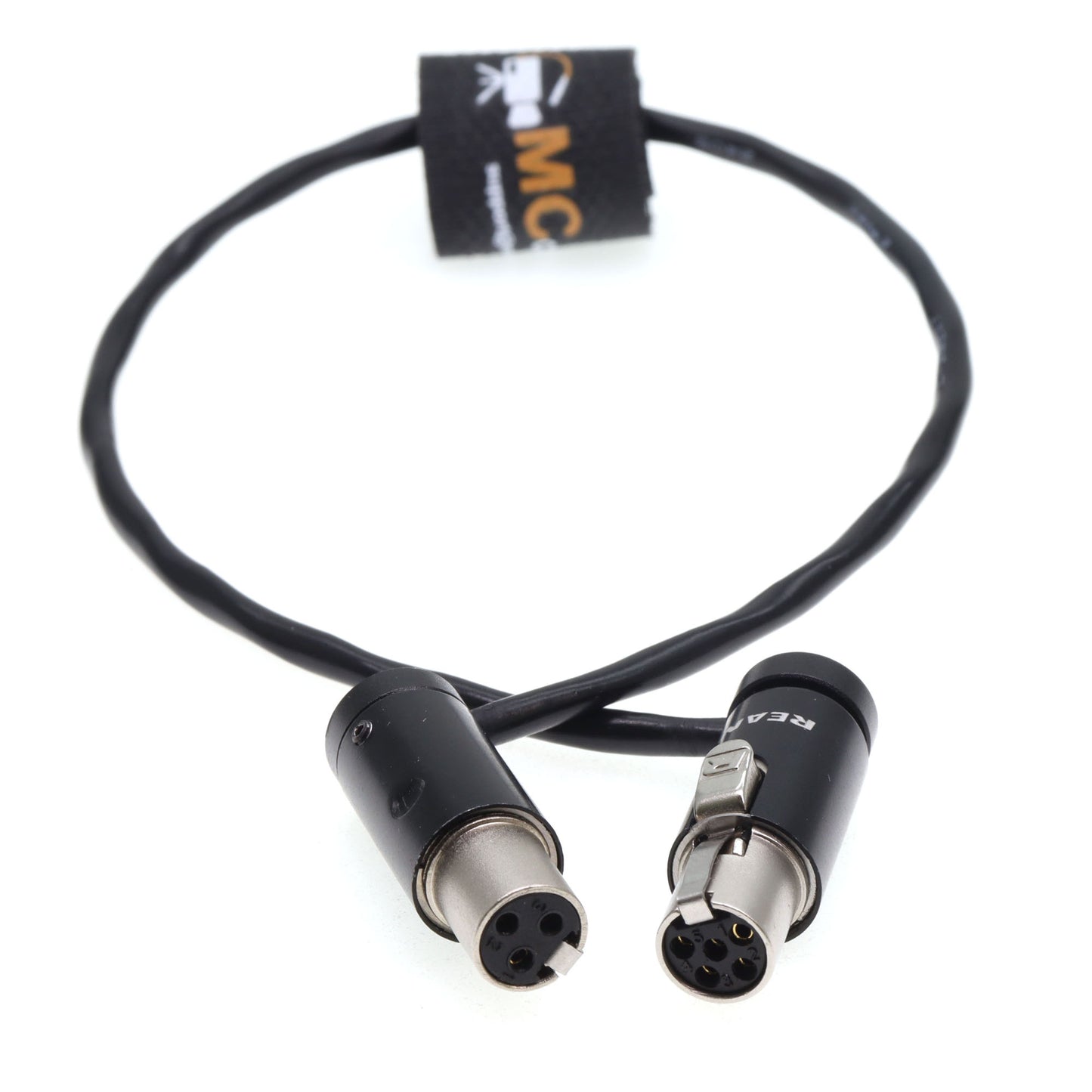 Low-Profile TA5F To TA3F Sommer Audio Cable for Lectrosonics Receiver To Sound Devices, Mini XLR 3pin To 5pin