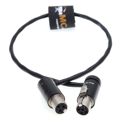 Low-Profile TA5F To TA3F Sommer Audio Cable for Lectrosonics Receiver To Sound Devices, Mini XLR 3pin To 5pin