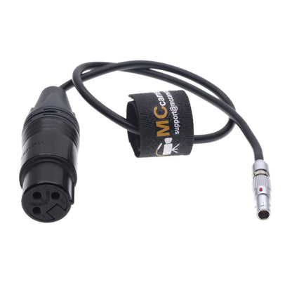 00B 5pin to XLR 3 Pin Female for Shure Mixer Microphone Audio Cable for Z CAM E2 for ARRI ALEXA Mini
