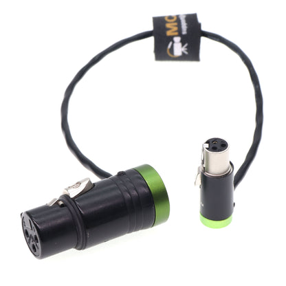 Low-Profile Ta3f 3pin Female To XLR 3pin Female SCORPIO Link Lectrosonics Use SOMMER SOD-14 Audio Cable