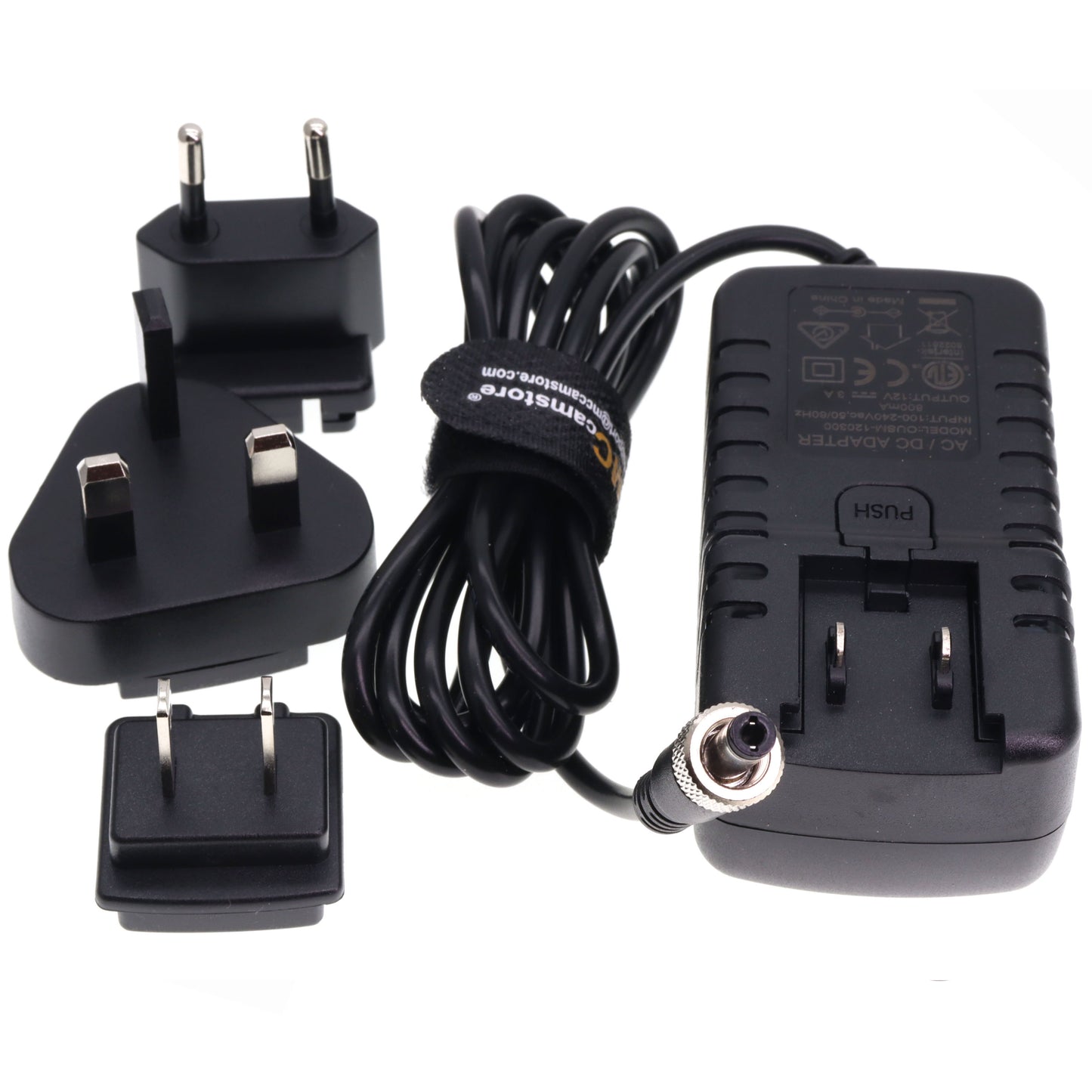 Monitor AC Power Adaptor Locking DC 5.5/2.5 for Atomos Shogun/Video Devices PIX-E7 PIX-E5/Hollyland Mars 400s/SmallHD 702 Touch Monitor