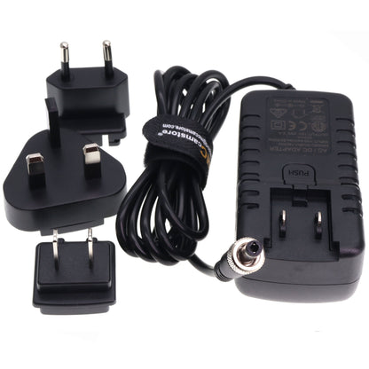 Monitor AC Power Adaptor Locking DC 5.5/2.5 for Atomos Shogun/Video Devices PIX-E7 PIX-E5/Hollyland Mars 400s/SmallHD 702 Touch Monitor