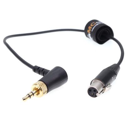 Audio Cable for Sennheiser EK 2000 for Sound Devices 633 688 TA3F Mini XLR 3 Pin Female to Locking 3.5mm TRS