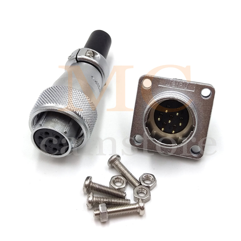 WEIPU WS16 Aviation Connector, 2 3 4 5 7 9 10pin Industrial Electrical Power Cable Plug Socket