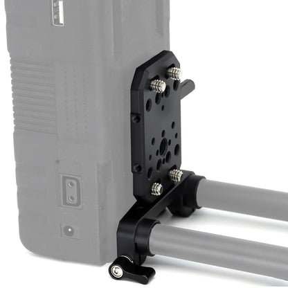 Mini V Mount Battery Plate, V-Lock Mount Battery Plate with 3/8 1/4 Screw for Camera Power Supply
