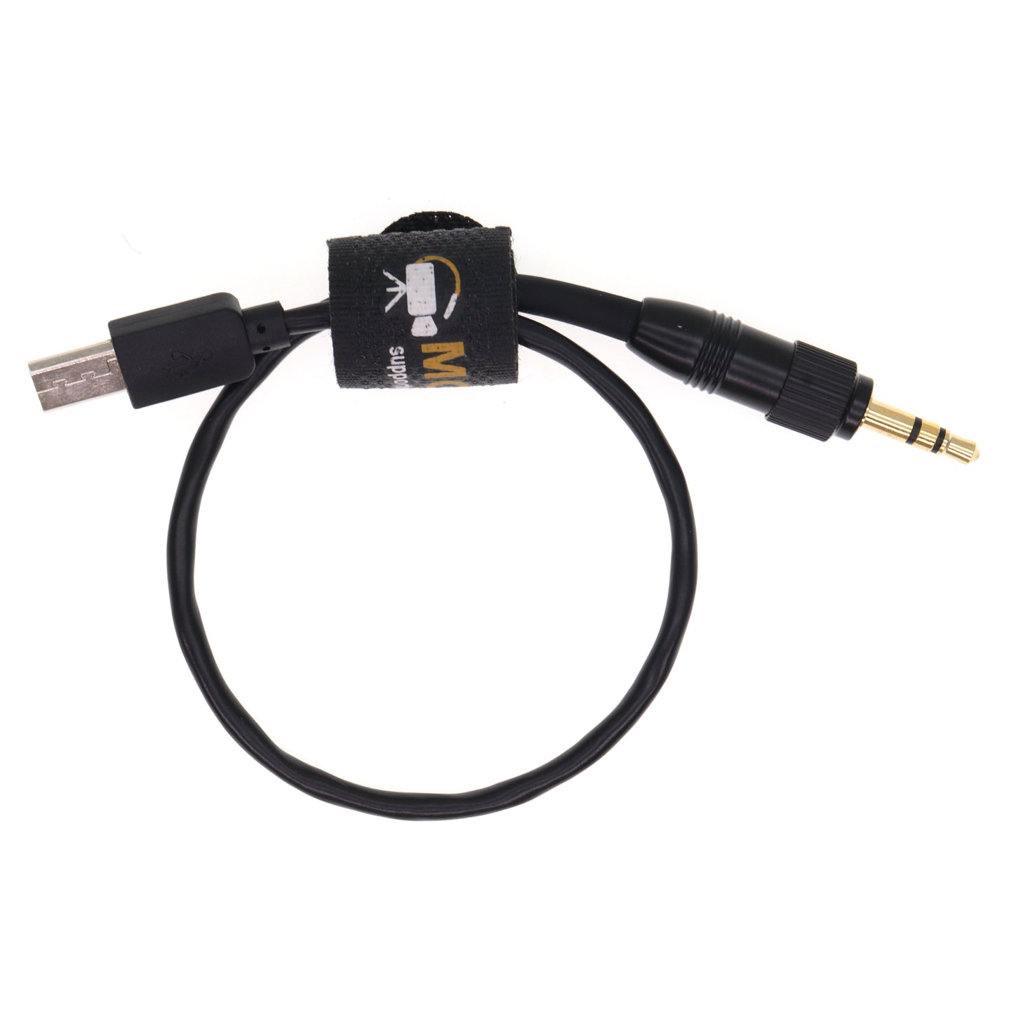 Micro USB to Straight Locking 3.5mm TRS Timecode Cable for Sony FX3 FX30 A7S3 A1 Camera for Deity TC-1 Timecode Generator