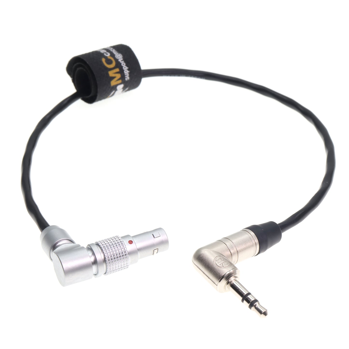 Rotatable 5 pin to Angle 3.5mm TRS Jack Timecode Cable for Tentacle Sync Zaxcom to ARRI Alexa Mini Camera/XT Sound Devices