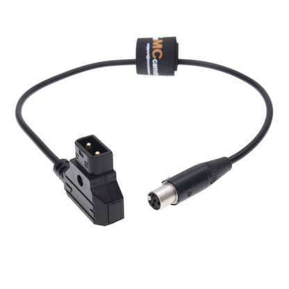 D-Tap to TA4F Mini XLR 4-pin for TVlogic 056 058 Monitor Power Cable