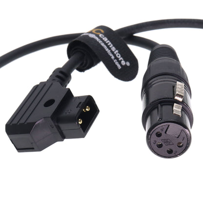 XLR 4 Pin Female to D Tap Power Cable for Sony Venice F55 SXS Camera for Practilite 602 DSLR Camcorder