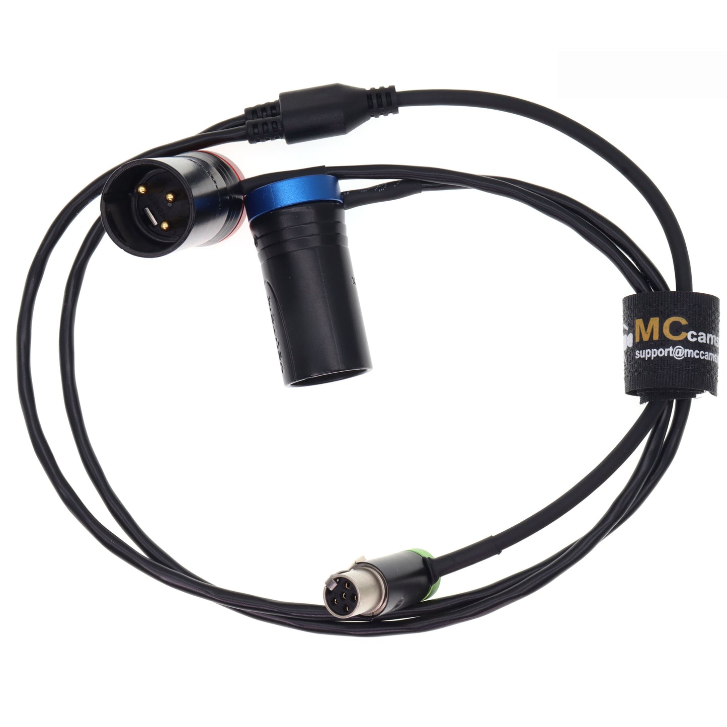 Low Profile TA5F Mini XLR 5 pin to Dual XLR 3 Pin Audio Cable for QRX Field Mixer/Recorders Sound Devices 633 664 688 788T for Zaxcom QRX200 Audio Cables