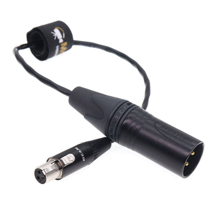 TA3F 3pin Female To XLR 3pin Male with  SOMMER SOD-14 Audio Cable for SCORPIO Link Lectrosonics