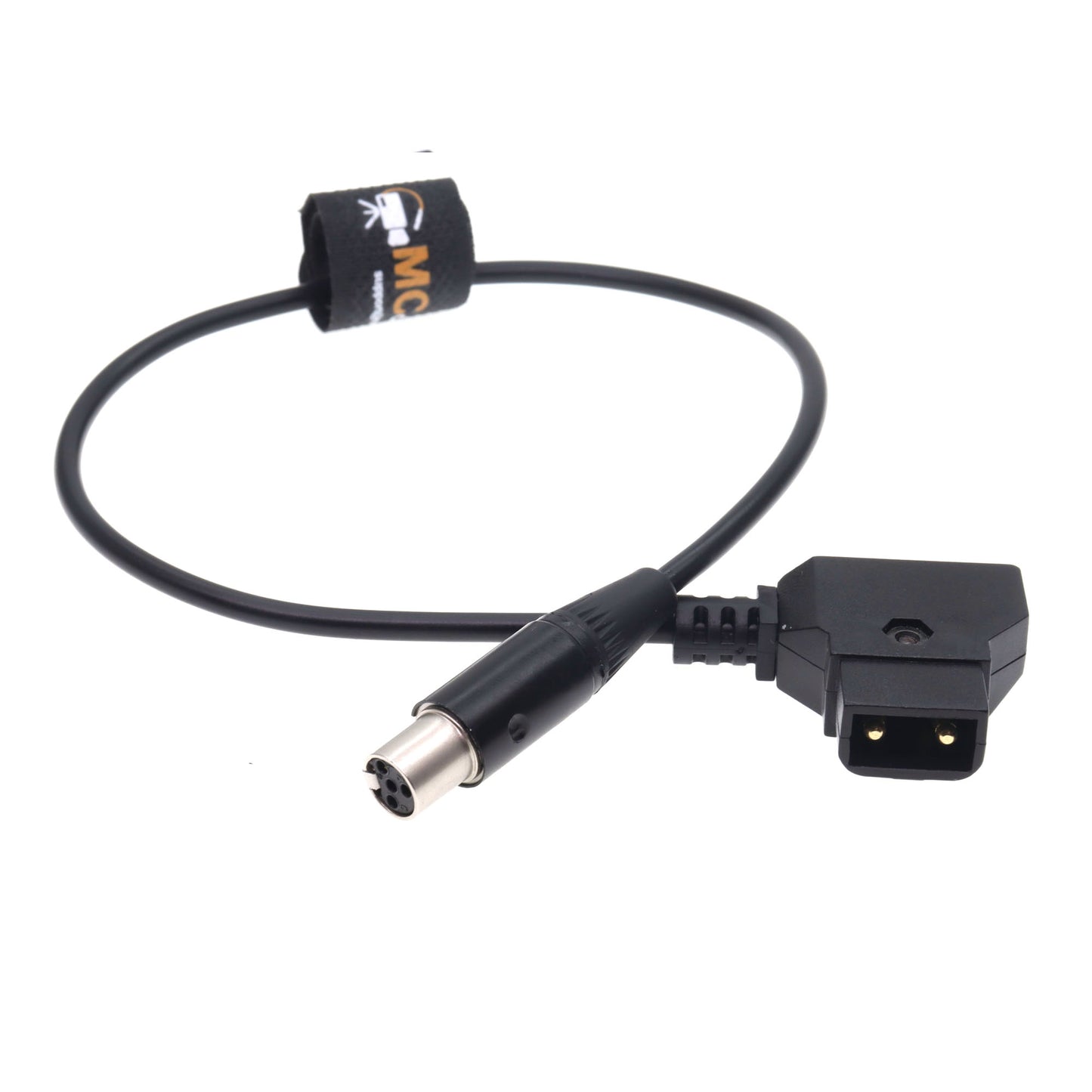 D-Tap to TA4F Mini XLR 4-pin for TVlogic 056 058 Monitor Power Cable