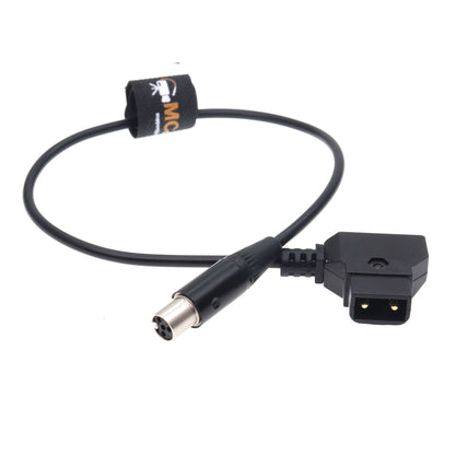 D-Tap to TA4F Mini XLR 4-pin for TVlogic 056 058 Monitor Power Cable