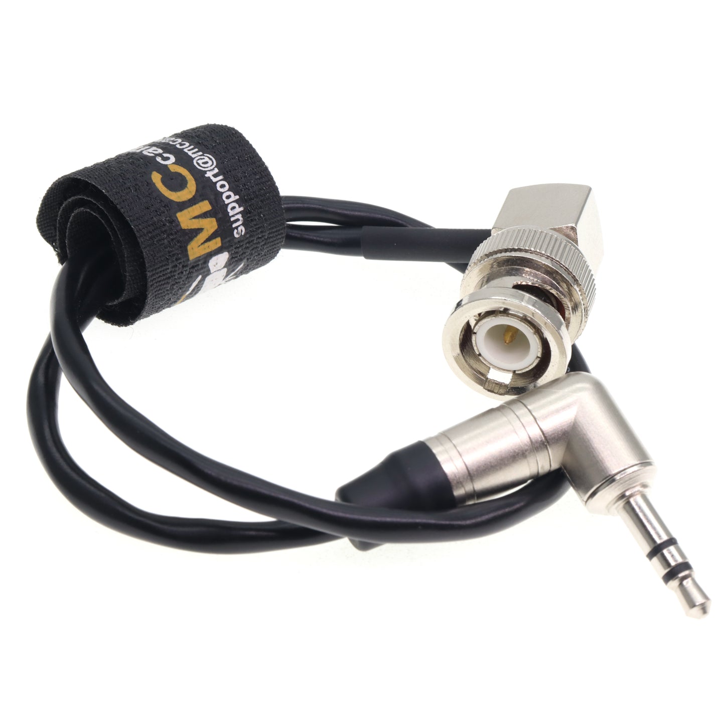 Timecode Cable Tentacle Sync 3.5mm TRS Jack to Right Angle BNC for Canon C70 C300 MK II C500 for Sony F55 FX9 FX6 Time Code Sync