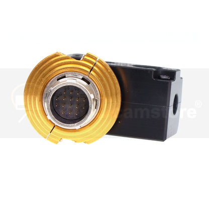 Right Angle 20 pin Male Plug Compatible with Hirose HR25A-9P-20P Male Push Pull Self-Lock Connector for Cabio's Servo Zoom Motor for Canon 20-Pin Servo Lens CJ ZSD-300M