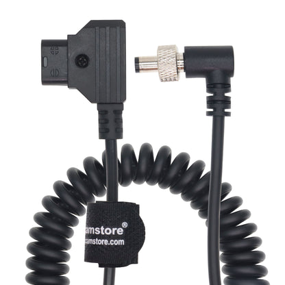 SmallHD/Atomoss/ Blackmagic Monitor Power Coiled Cable for SONY NP-F550/NP-F570/NP-F970 NP-F Dummy Battery
