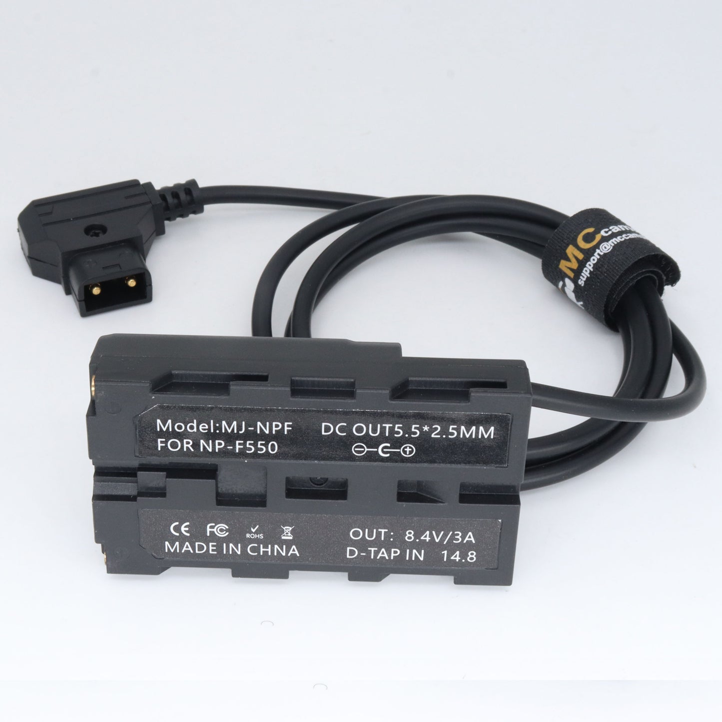 D-tap to NP-F550/770/570 NP-F970 Dummy Battery Power Cable for Sony Atomos Ninja