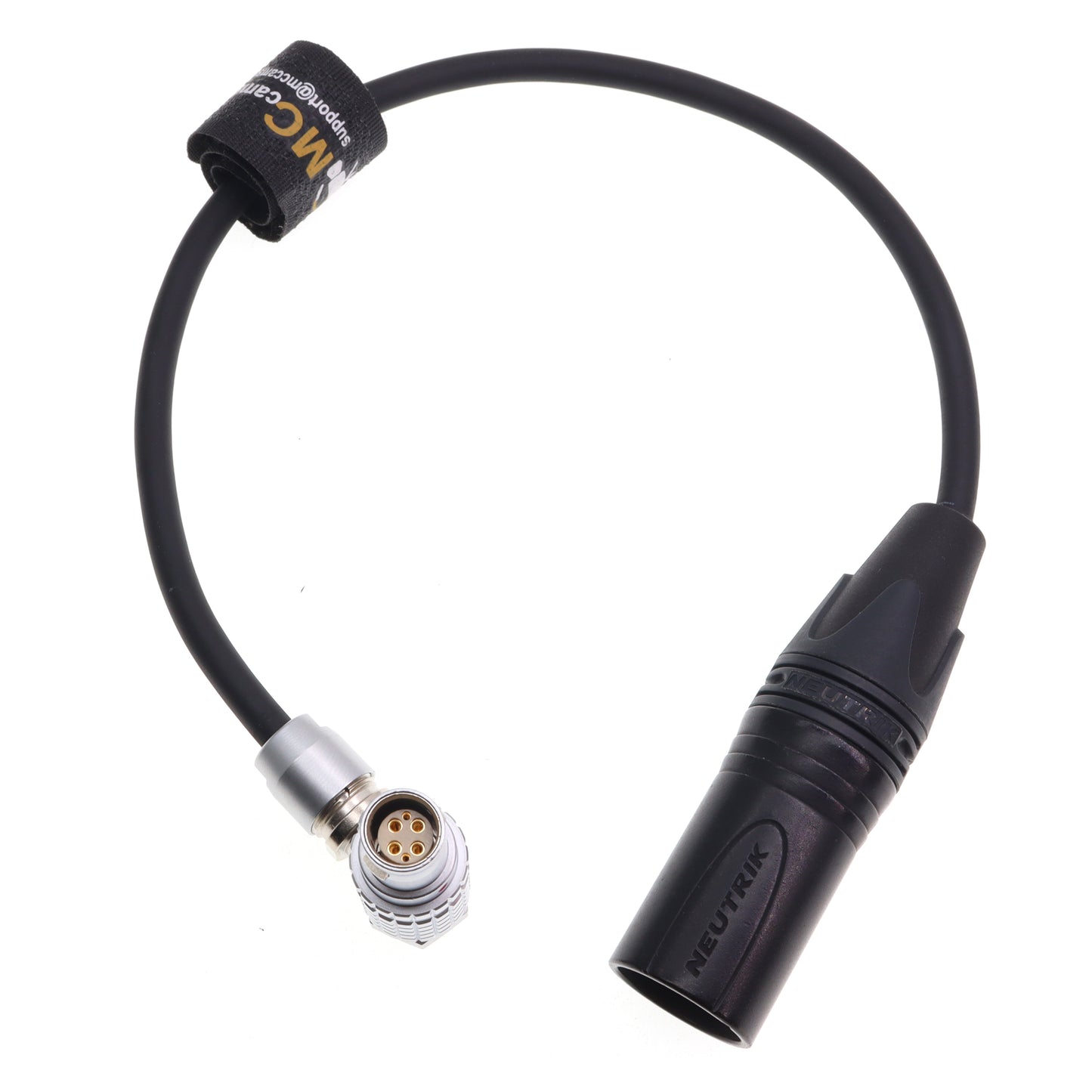 XLR 4 Pin Male to 6 Pin Right Angle Female Power Cable for RED Komodo-X V-Raptor DSMC1 DSMC2 DSMC3, DJI Ronin 4D Camera