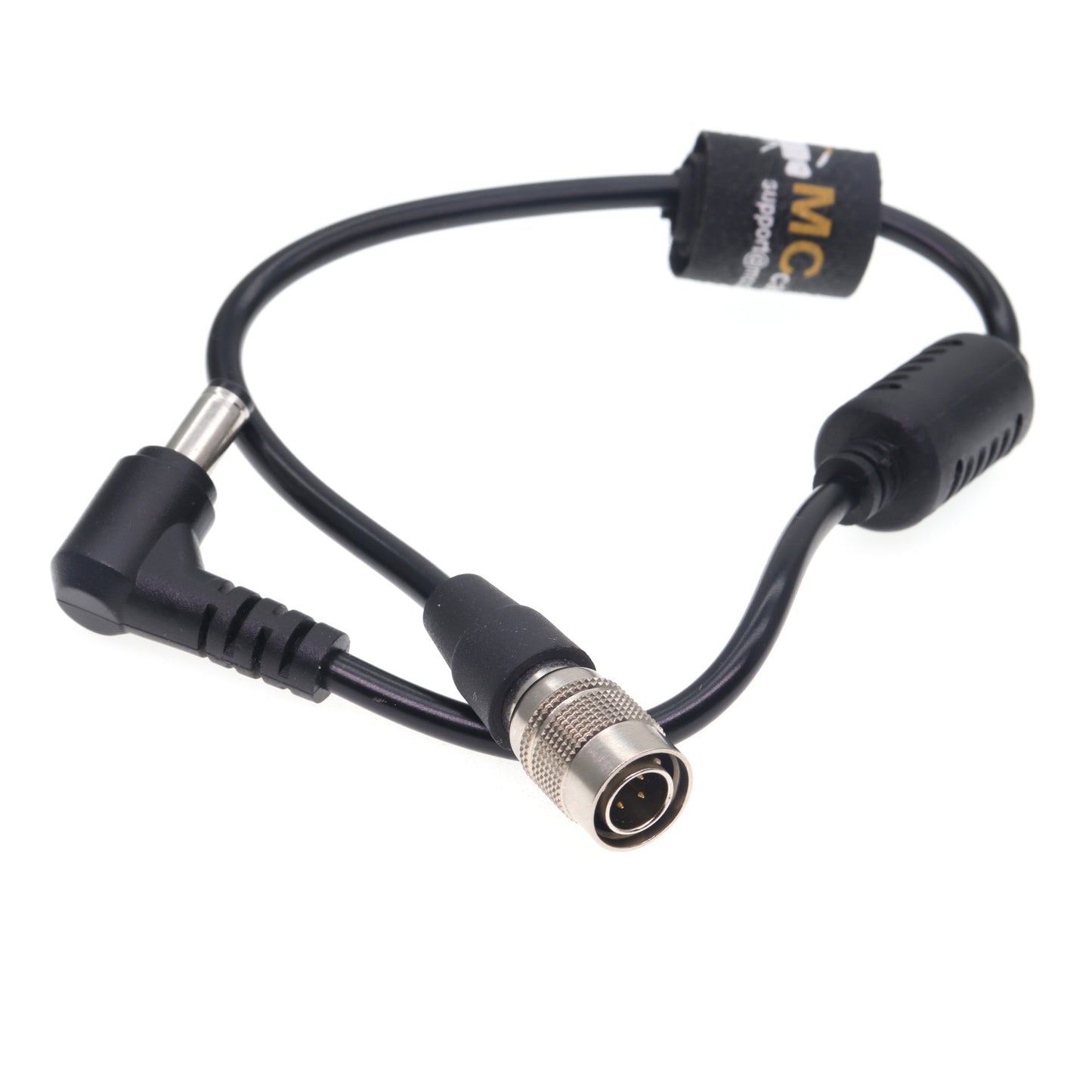 DC 2.5 to Hirose 4 Pin Male Power Cable for Blackmagic Cinema Camera 4K, for Sound Devices 633/644/688