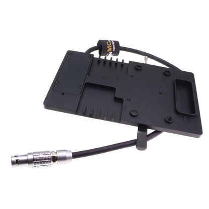 V Lock V-Mount Battery Plate to 6 Pin Cable for DJI Ronin 4D