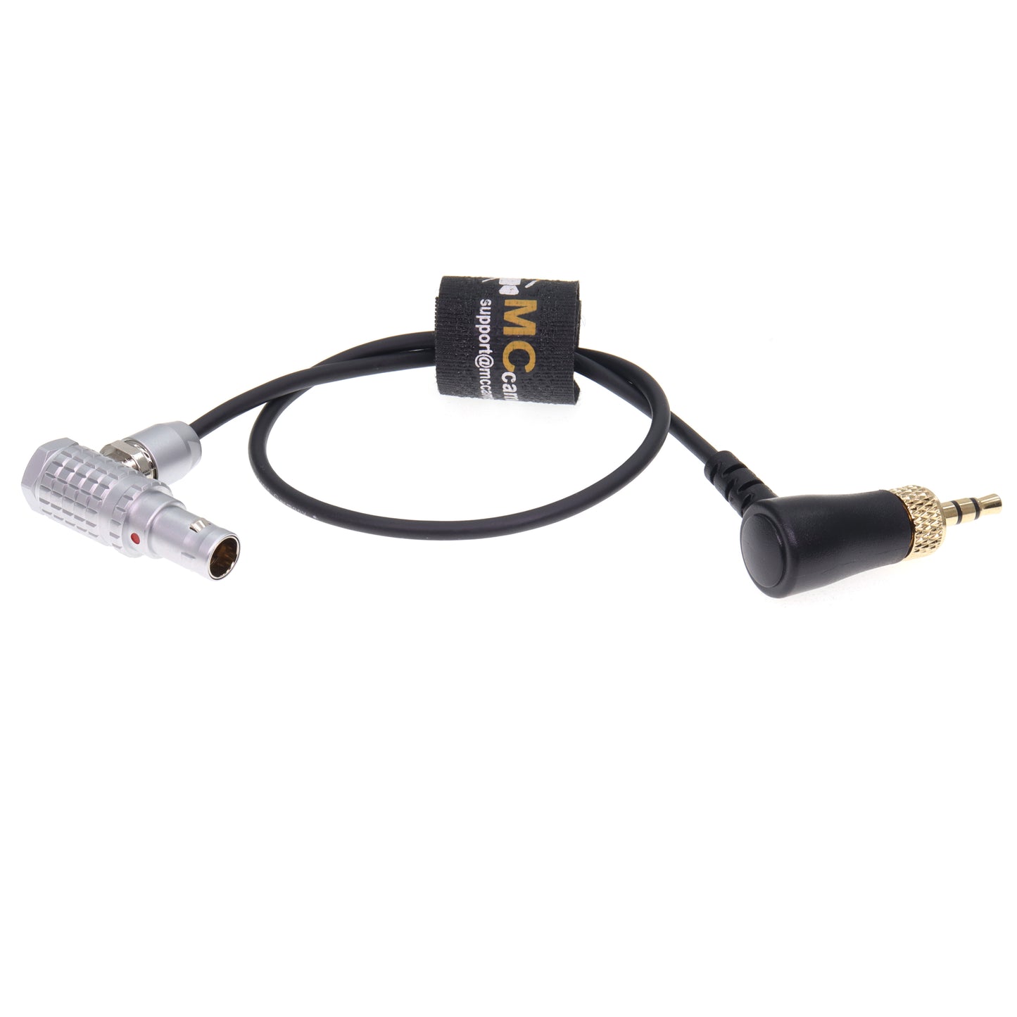 Lock 3.5 TRS Jack to Angle 5 Pin Timecode Cable for Deity TC-1 for ARRI Alexa SXT/Sound Devices/Zaxcom Audio Recorder Camera