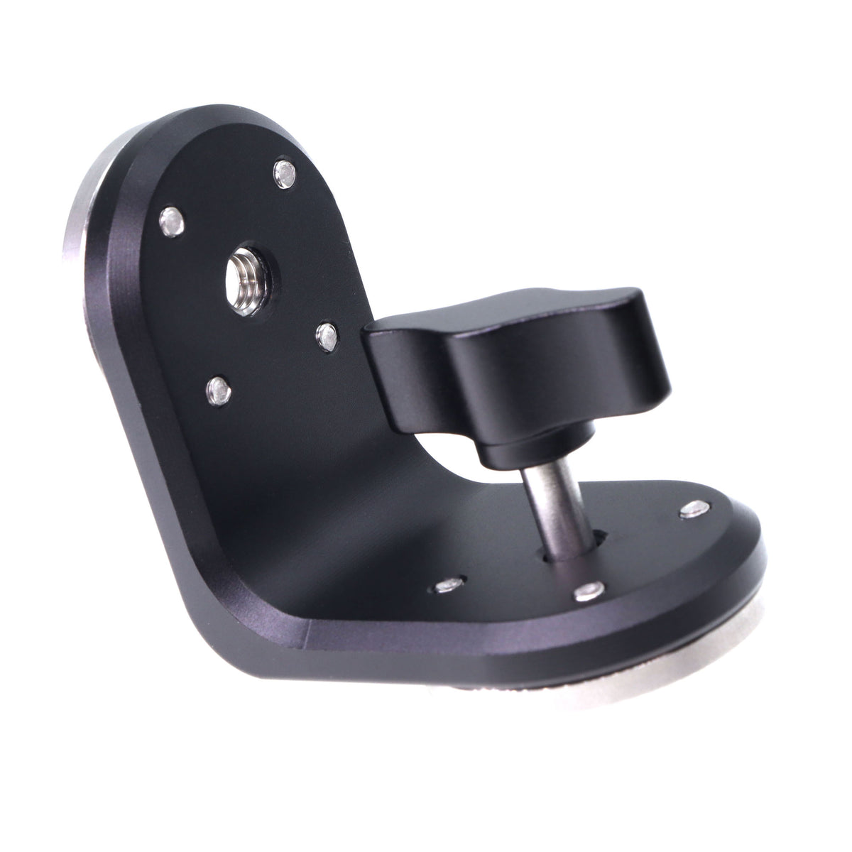Dual M6 L-Type Bracket ARRI Rosettes Extension Mount Connector With Central M6 Thread & Adjustable Thumb Knob For Camera Rig Handle Grip