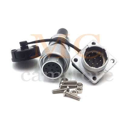 WEIPU WS20 Aviation Connector, 2 3 4 5 6 7 8 9 12 15pin Industrial Electrical Power Cable Plug Socket