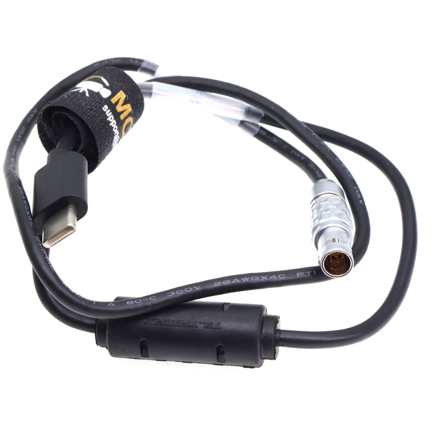 Nucleus-M 7 Pin to USB C Run Stop Cable for Canon R5 R6 R5C C70, Nikon Z6 Z7 Z9, BlackMagic BMPCC 4K 6K Camera Sony ZVE1, Record Trigger Lens Control