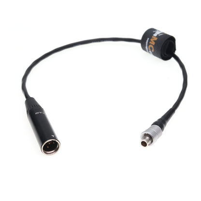 FVB 003 Pin Male to TA4M Mini XLR 4 Pin Male for Sennheiser Waist Pack Microphone for Shure Lavalier Microphone Audio Cable