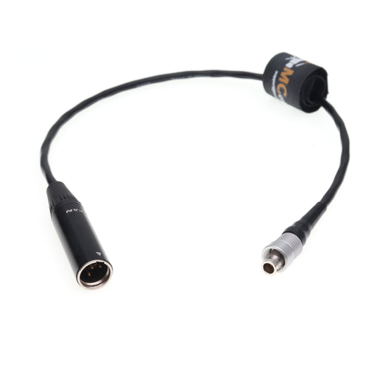 FVB 003 Pin Male to TA4M Mini XLR 4 Pin Male for Sennheiser Waist Pack Microphone for Shure Lavalier Microphone Audio Cable