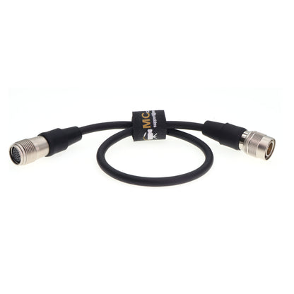 20-Pin Hirose to12-Pin Zoom & Focus Servo Lens Focus Control Cable for Canon for Fujinon