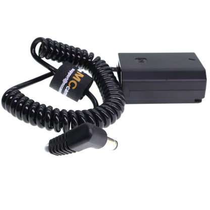 Power Cable DC Barrel to NP-FZ100 Dummy Battery Replaces NP-FZ100 Battery for Sony A1, A7C, A7III, A7RIII, A7SIII, A9 Camera