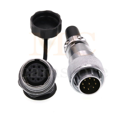 WEIPU WS16 Aviation Connector, 2 3 4 5 7 9 10pin Industrial Electrical Power Cable Plug Socket