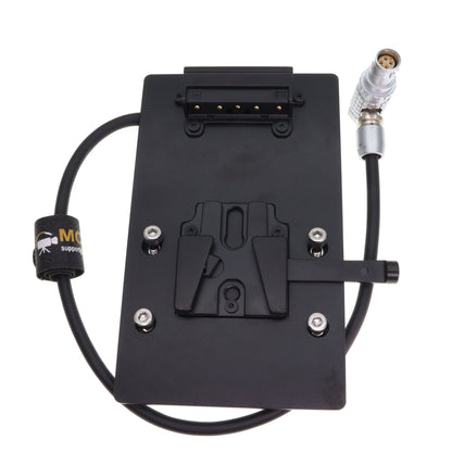 V Lock V-Mount Battery Plate to Right Angle Cable