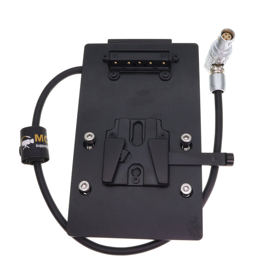V Lock V-Mount Battery Plate to Right Angle Cable