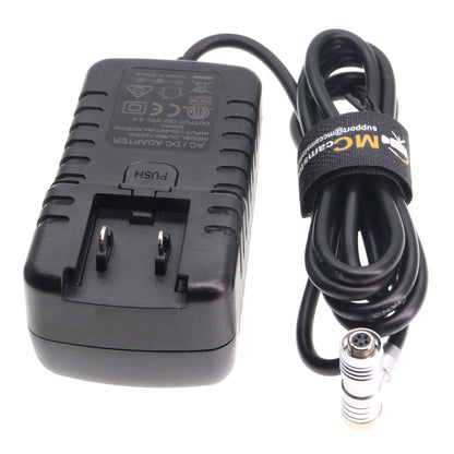 AC Power Supply Adapter for IKAN PortKeys LH5PII LH5PII LH5H LH5P Monitor, 5 Pin DC Power Cable 12V 3A