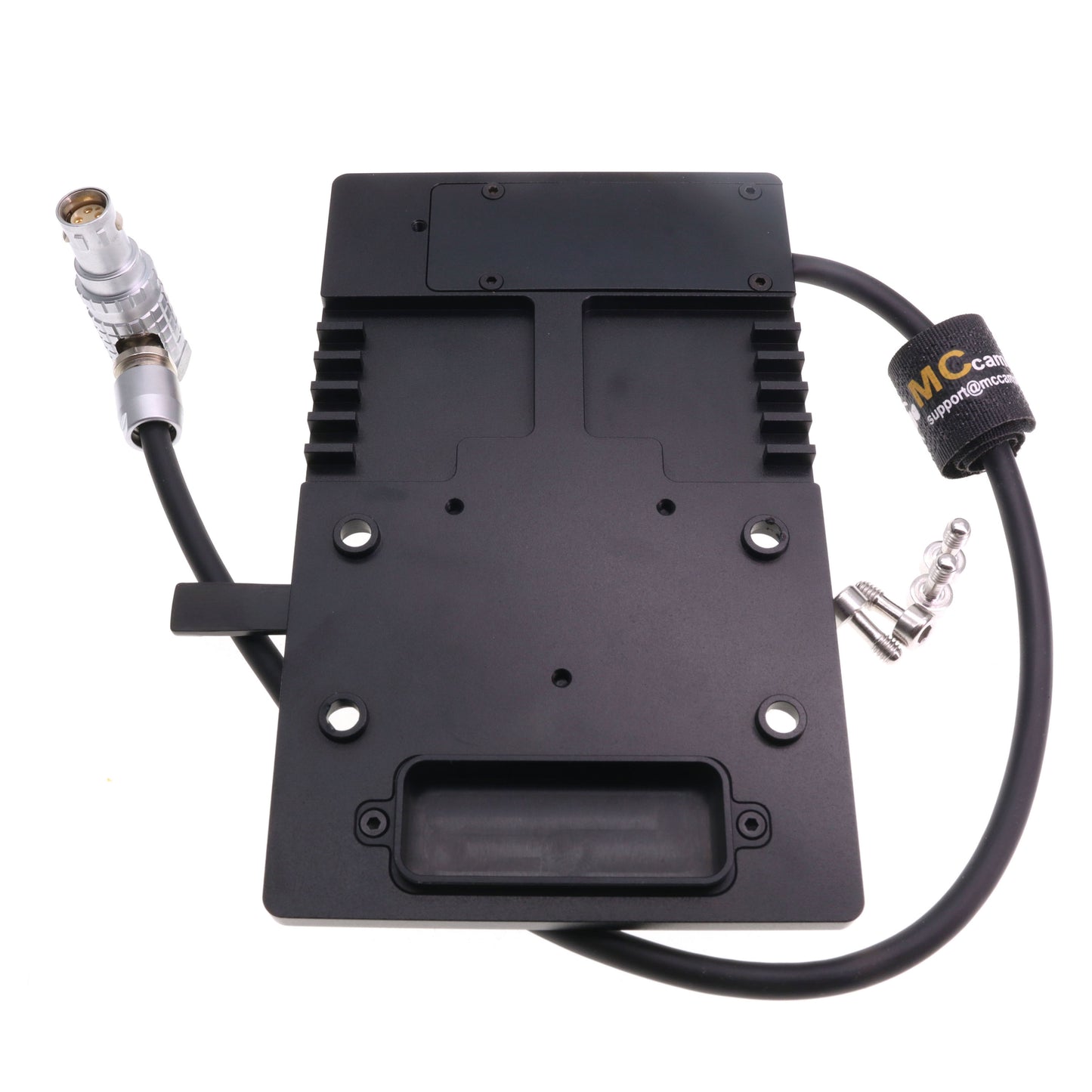 V Lock V-Mount Battery Plate to Right Angle Cable