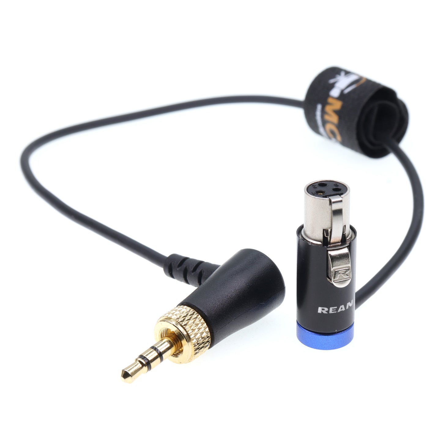 Lock 3.5 TRS to Low-Profile TA3F Audio Cable for Sennheiser EK 2000 for Sony UWP-D11 Receiver for Sound Devices Mixer Line