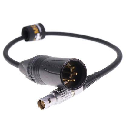 XLR 4 Pin Male to 2 Pin Female 12V Power Cable for RED Komodo 6K Camera