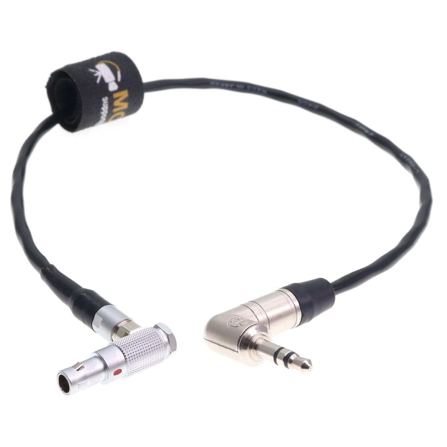 3.5mm TRS Jack to Right Angle 00B 4 Pin Male Tentacle Sync Timecode Cable for RED Epic Gemini Camera
