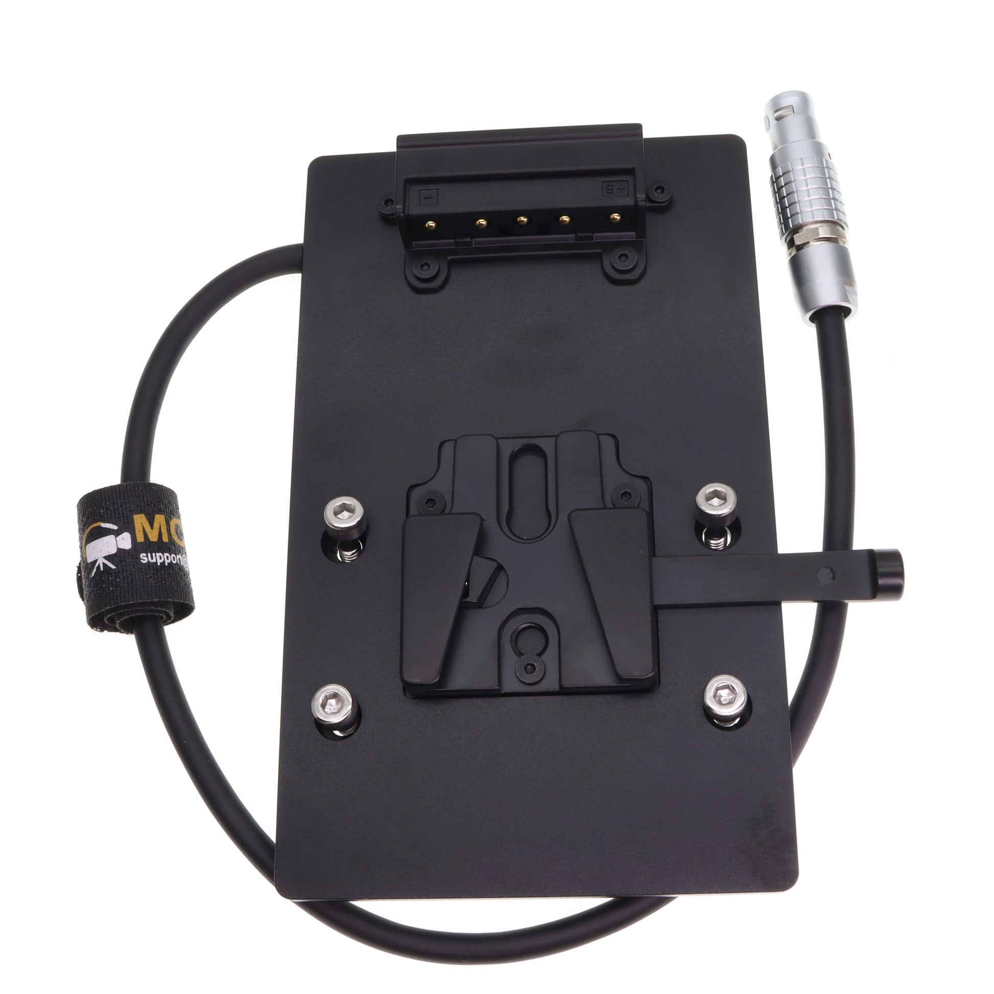 V Lock V-Mount Battery Plate to 6 Pin Cable for DJI Ronin 4D